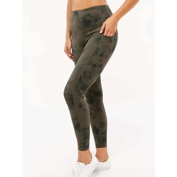 Women’s High-Waist Tummy Control Butt Lifting Legging, Moisture-Wicking Activewear