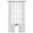 thumbnail image 1 of Basic Home Custom Sheer Voile Grommet Top Window Curtains - White, 1 of 1