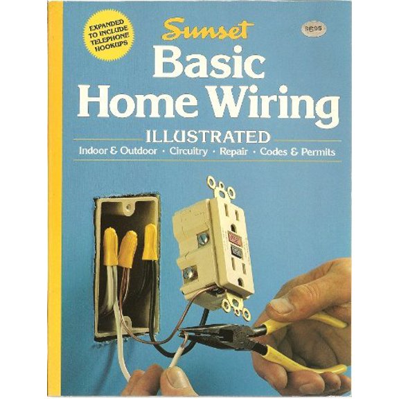 Pre-Owned Basic Home Wiring Illustrated by Sunset Books Paperback, TECHNOLOGY & ENGINEERING / Construction / Electrical, English