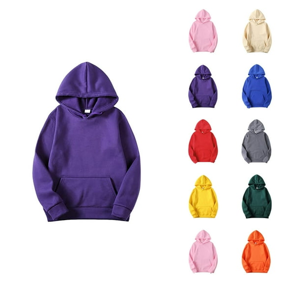 Basic Hoodies for Men 2025 Long Sleeve Hooded Sweatshirt with Pockets Fall Winter Pullover Hoodie Mens Hoodies