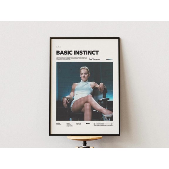 Basic Instinct Poster, Movie Wall Decor Idea Unframed Size 24''x36'' GooGate