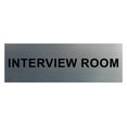 thumbnail image 1 of Basic Interview Room Sign (Brushed Silver) - Large, 1 of 5