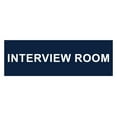 thumbnail image 1 of Basic Interview Room Sign (Navy Blue / White) - Large, 1 of 5