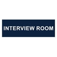 thumbnail image 1 of Basic Interview Room Sign (Navy Blue / White) - Small, 1 of 5