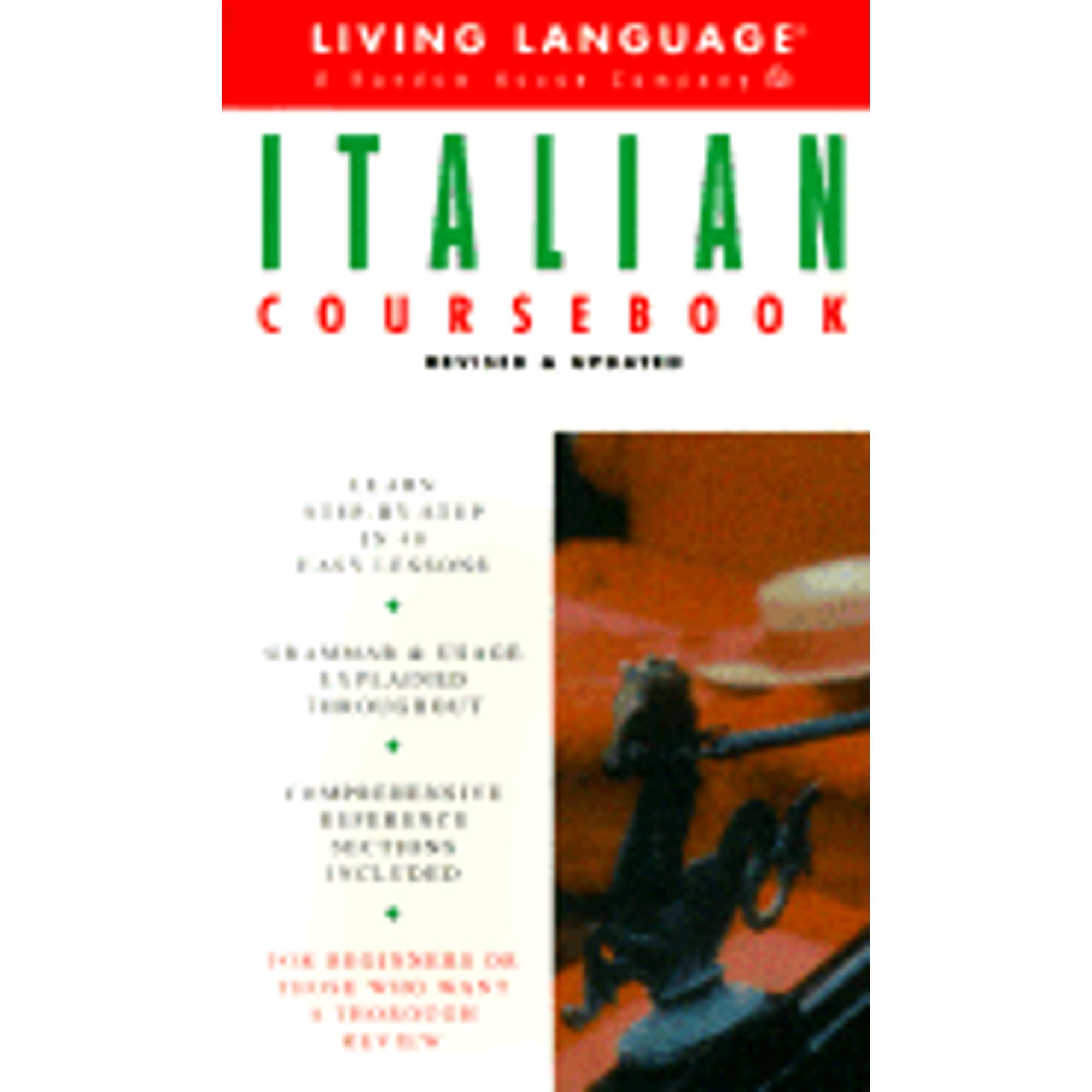 PreOwned Basic Italian Coursebook Revised and Updated (Paperback 9780609802946) by Living