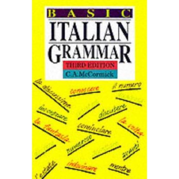 Pre-Owned Basic Italian Grammar, 9780174392040, 0174392044, Paperback, 3rd edition
