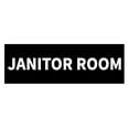 thumbnail image 1 of Basic Janitor Room Sign (Black) - Small, 1 of 5