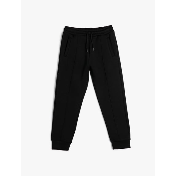 Basic Jogger Sweatpants Pockets Drawstring Soft Interior