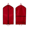 thumbnail image 1 of 45'' Breathable Red (Gussted) PP Non Woven Garment Bag (Window & Shoe Pocket) - 1 Count - Basic LTD, 1 of 6