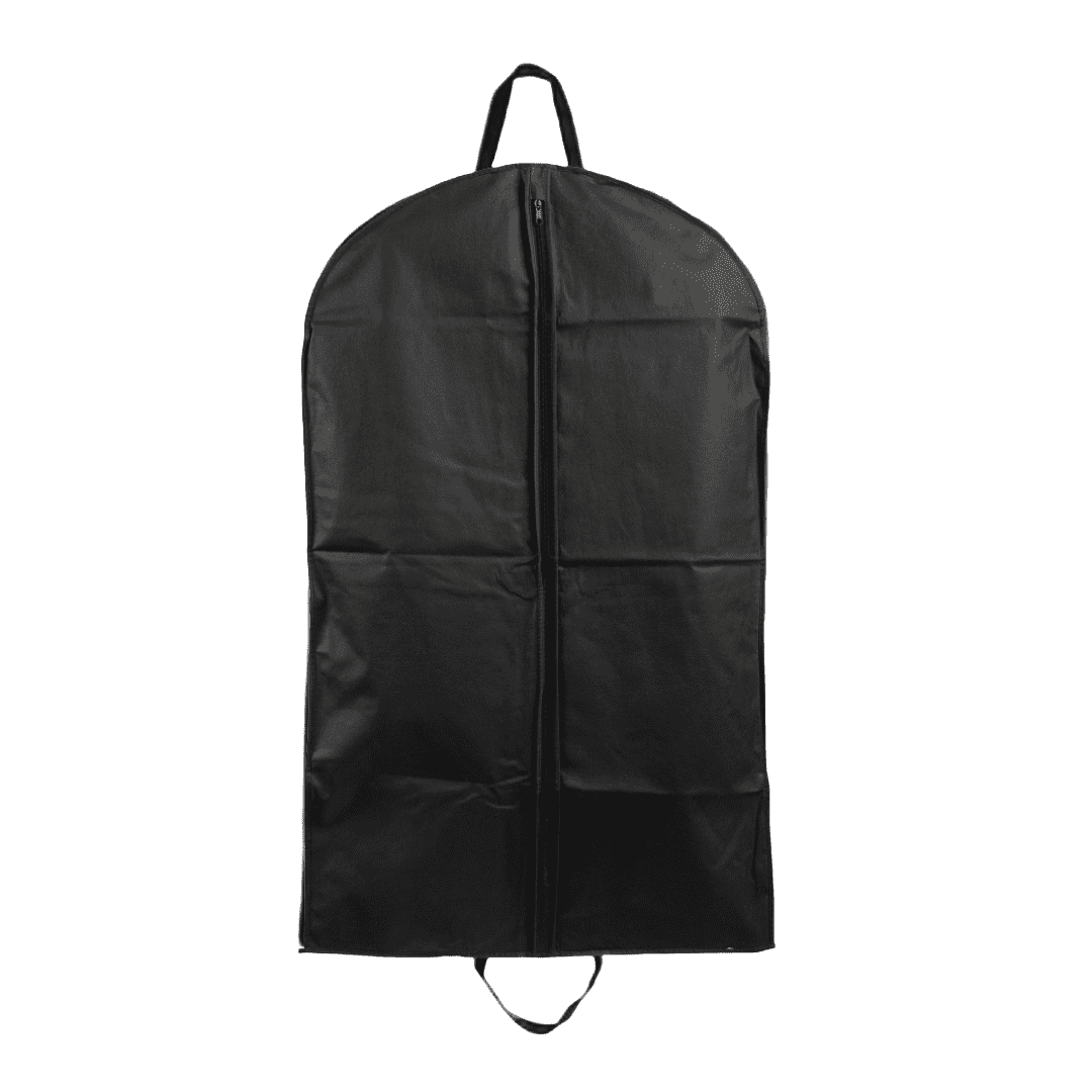 72'' Breathable Black PP Non Woven Garment Bag - 1 Count - Basic LTD