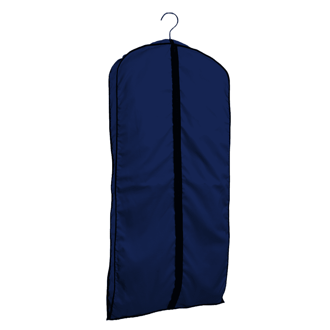 Basic LTD Breathable Navy Cotton Poplin Garment Bag, 1 Count