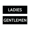 thumbnail image 1 of Basic Ladies and Gentlemen Sign Set (Black) - Medium, 1 of 5