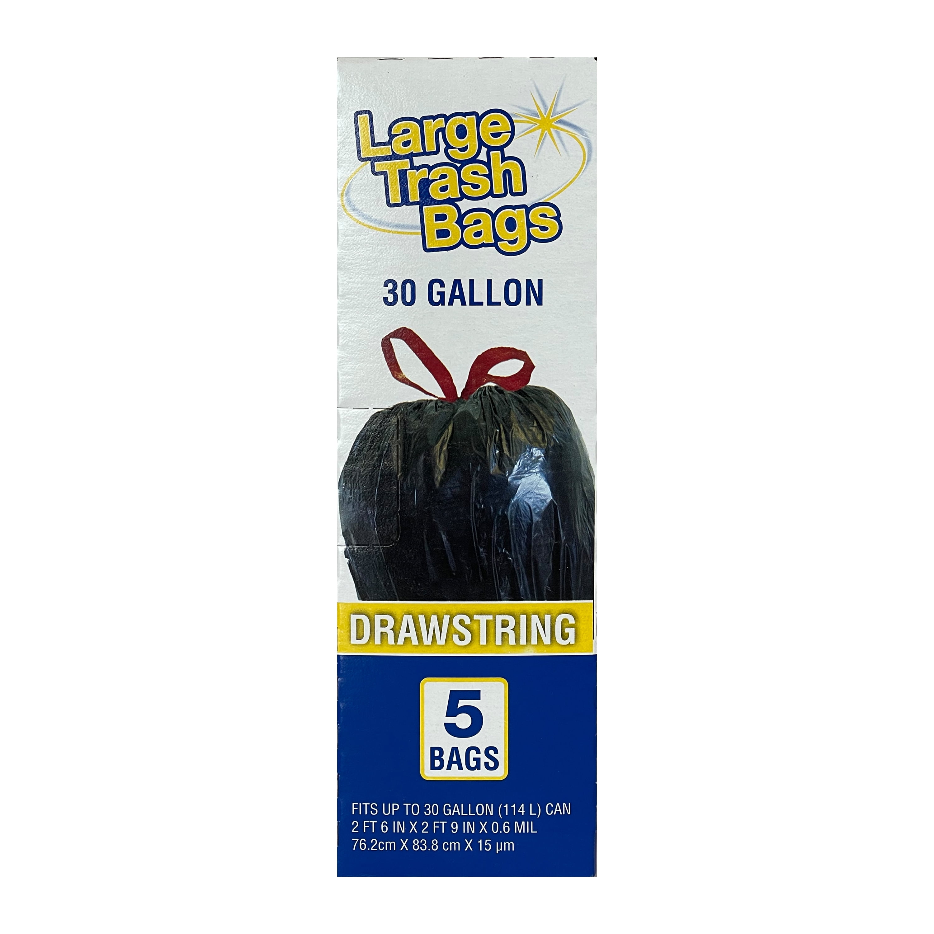 30 Gallon Black and White Large Trash Bags (120-Count) NEAT-30G-120 - The  Home Depot