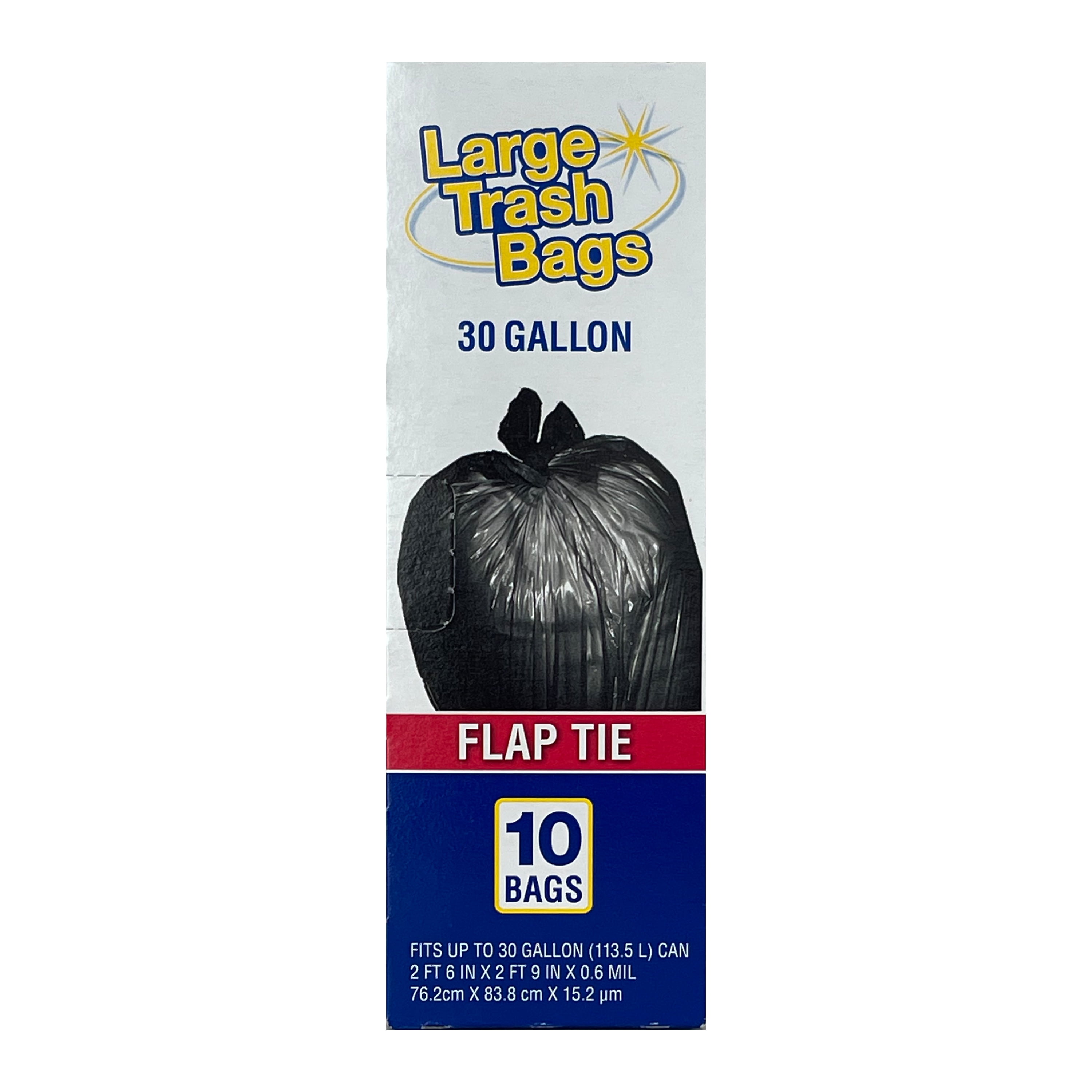 Glad Outdoor Trash Bags with Easy Tie Flaps, 30 Gallon 58 bags Reviews 2024