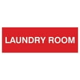 thumbnail image 1 of Basic Laundry Room Door / Wall Sign - Red / Yellow - Large, 1 of 5