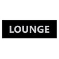 thumbnail image 1 of Basic Lounge Sign (Black / Silver) - Large, 1 of 5