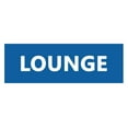 thumbnail image 1 of Basic Lounge Sign (Blue) - Small, 1 of 5