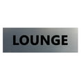 thumbnail image 1 of Basic Lounge Sign (Brushed Silver) - Small, 1 of 5
