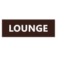thumbnail image 1 of Basic Lounge Sign (Dark Brown) - Small, 1 of 5