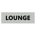 thumbnail image 1 of Basic Lounge Sign (Lt Gray) - Large, 1 of 5