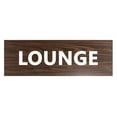 thumbnail image 1 of Basic Lounge Sign (Walnut) - Medium, 1 of 5