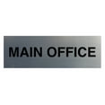 thumbnail image 1 of Basic Main Office Sign (Brushed Silver) - Small, 1 of 5