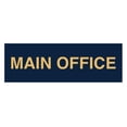 thumbnail image 1 of Basic Main Office Sign (Navy Blue/Gold) - Large, 1 of 5
