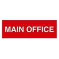 thumbnail image 1 of Basic Main Office Sign (Red) - Medium, 1 of 5