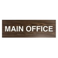 thumbnail image 1 of Basic Main Office Sign (Walnut) - Large, 1 of 5