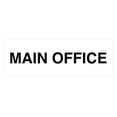 thumbnail image 1 of Basic Main Office Sign (White) - Small, 1 of 5