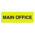 thumbnail image 1 of Basic Main Office Sign (Yellow / Black) - Small, 1 of 5