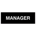 thumbnail image 1 of Basic Manager Sign (Black) - Small, 1 of 5