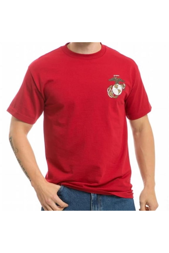 Basic Marines Cardinal Military T Shirt, Small