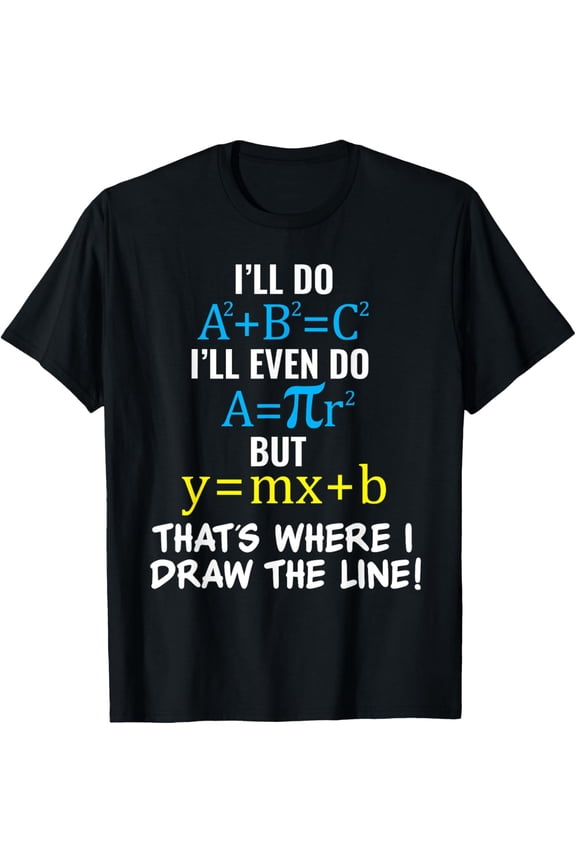 t-shirt Basic Math Pun T Shirt Meme for Youth Teen Girls & Boys T-Shirt mens,black,women,funny,journey,Crew Neck, Short Sleeve,printing