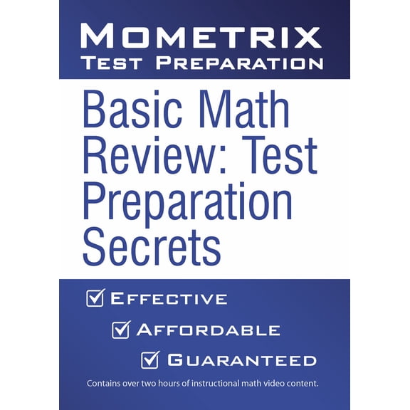 Basic Math Review Test Preparation Secrets (DVD) NEW