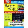 thumbnail image 1 of Basic Math Tutor Add, Subtract, & Multiply Decimals, 1 of 1