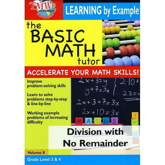 Basic Math Tutor Division With No Remainder