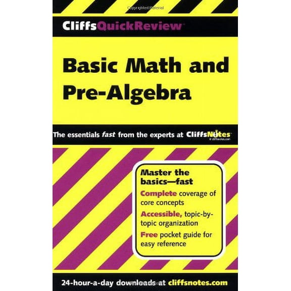 Pre-Owned Basic Math and Pre-Algebra (Paperback) 9780764563744