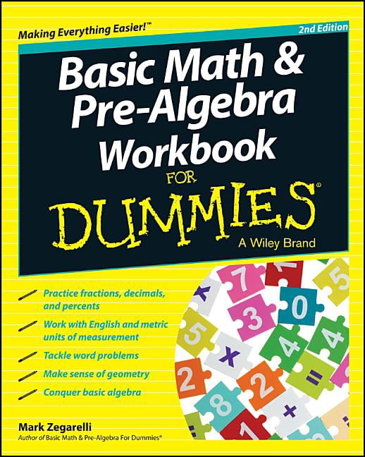 Arithmetic Math For Dummies Math Dummies