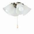 thumbnail image 1 of Basic-Max Satin Nickel LED Ceiling Fan Light Kit, 1 of 1