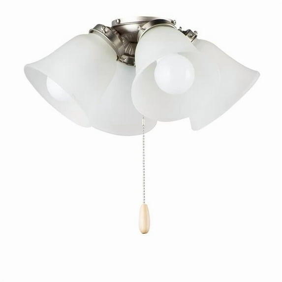 Basic-Max Satin Nickel LED Ceiling Fan Light Kit