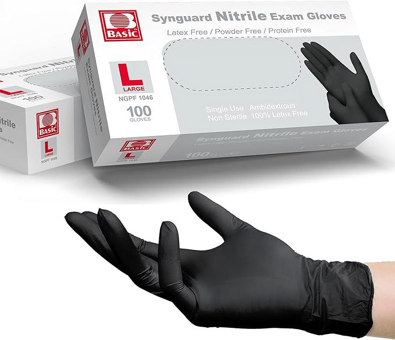 Medline Accutouch Chemo Nitrile Exam Gloves 100CT (Pack of 10