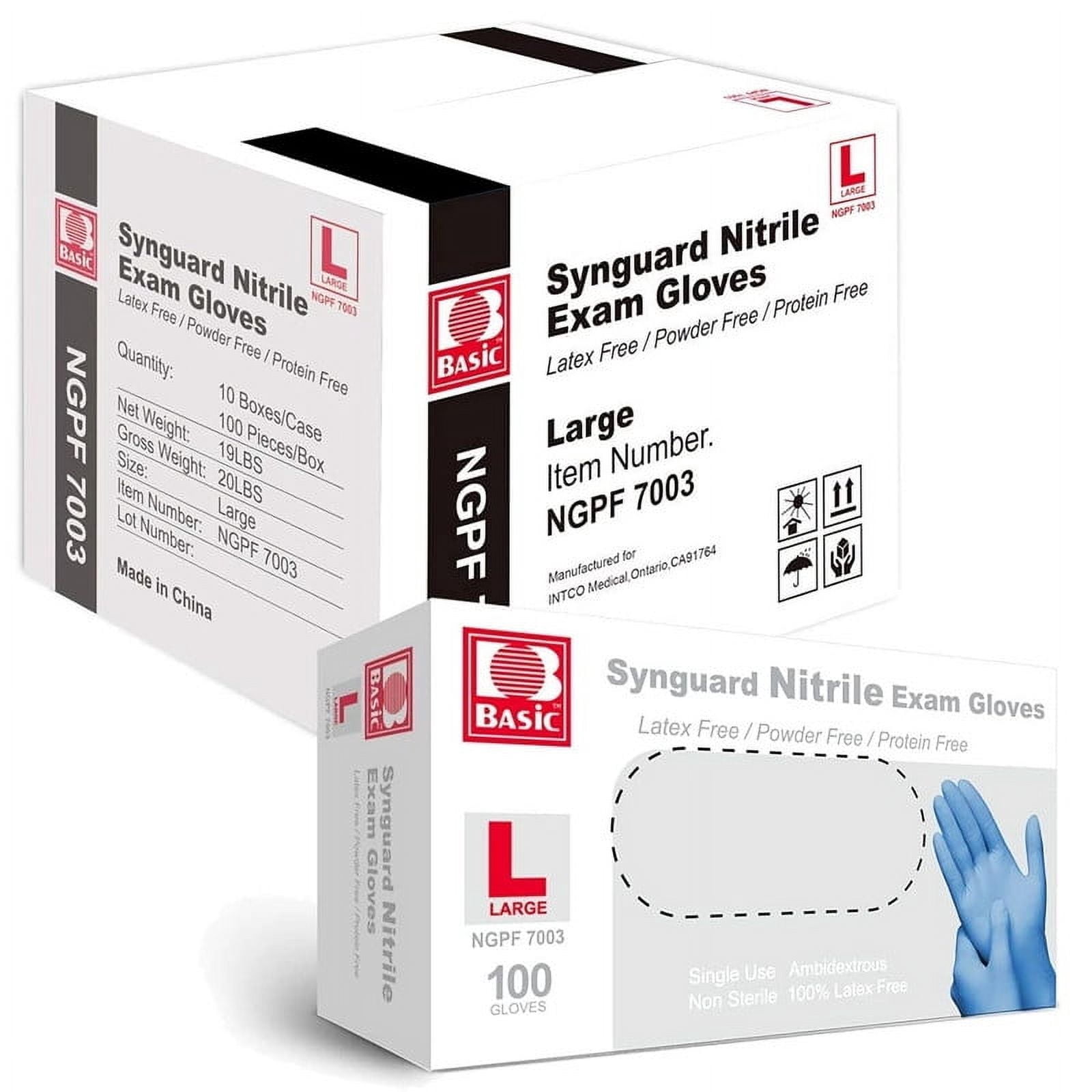 Disposable Nitrile Gloves 4.5 Mil – Pink Powder-Free For Cleaning, Lab & Food