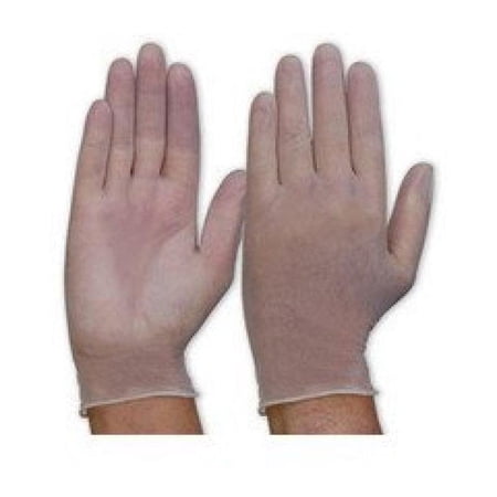Basic Medical Vinyl Gloves, Exam Grade, Powder-Free, 3.2 mil, SM, 100/box