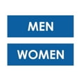 thumbnail image 1 of Basic Men Women Sign Set (Blue) - Small, 1 of 5