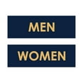 thumbnail image 1 of Basic Men Women Sign Set (Navy Blue/Gold) - Medium, 1 of 5