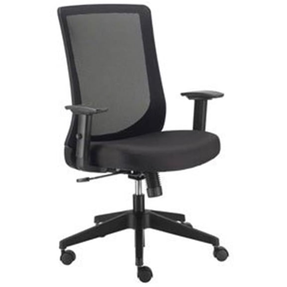 Basic Mesh Back Office Chair - Fabric, Black