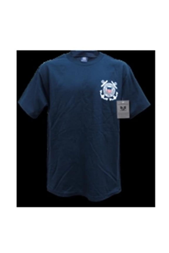 Basic Military T-Shirt, Coast Guard, Navy, Large