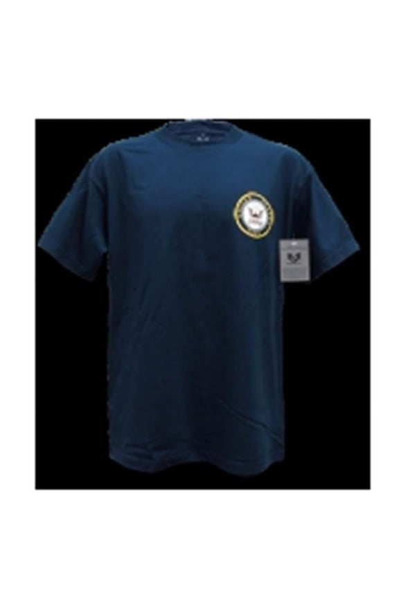 Basic Military T-Shirt, Navy, Navy, Large