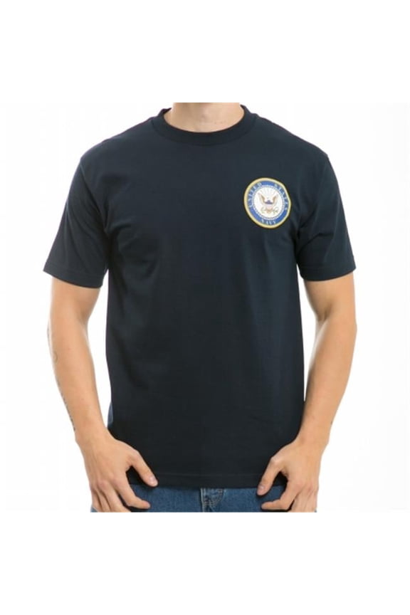 Basic Military T Shirt, Navy - Small